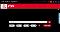 Desktop Screenshot of evanstoyota.com